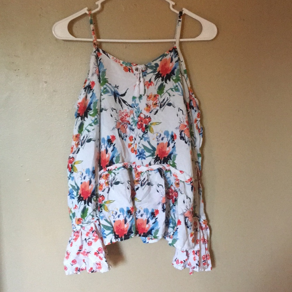 Off the shoulder long sleeve shirt